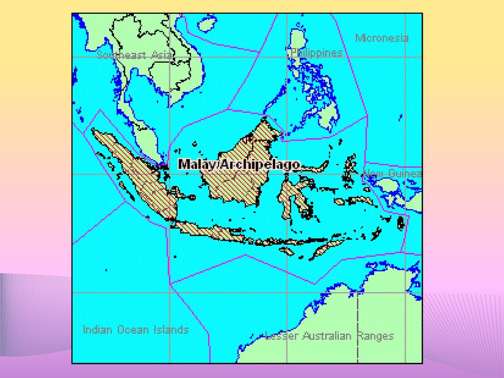 Малайский архипелаг карта