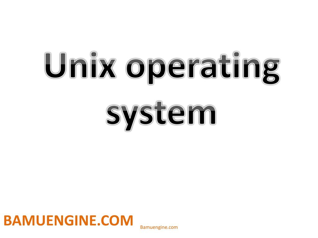 Unix Operating System Logo