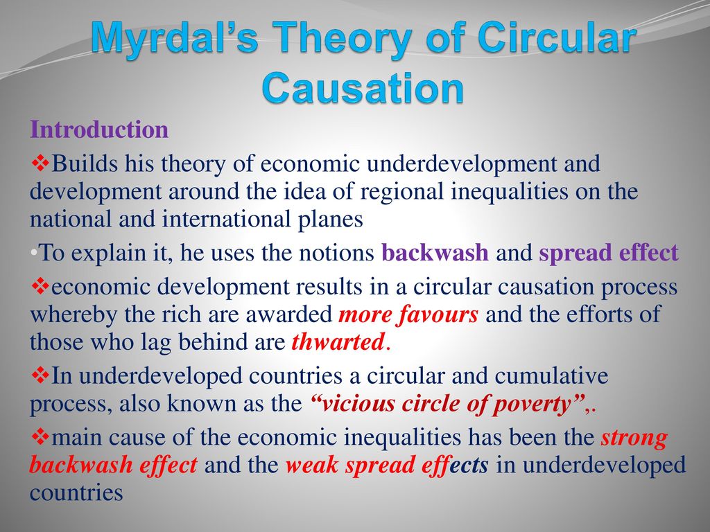 Gunnar Myrdal Theory Of Circular Causation, 48% OFF