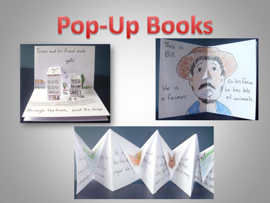 Pop-Up Books Making a pop-up little book adds wonder and surprise and  delights young readers, as well as bringing the pleasure of creativity to  its maker. - ppt download