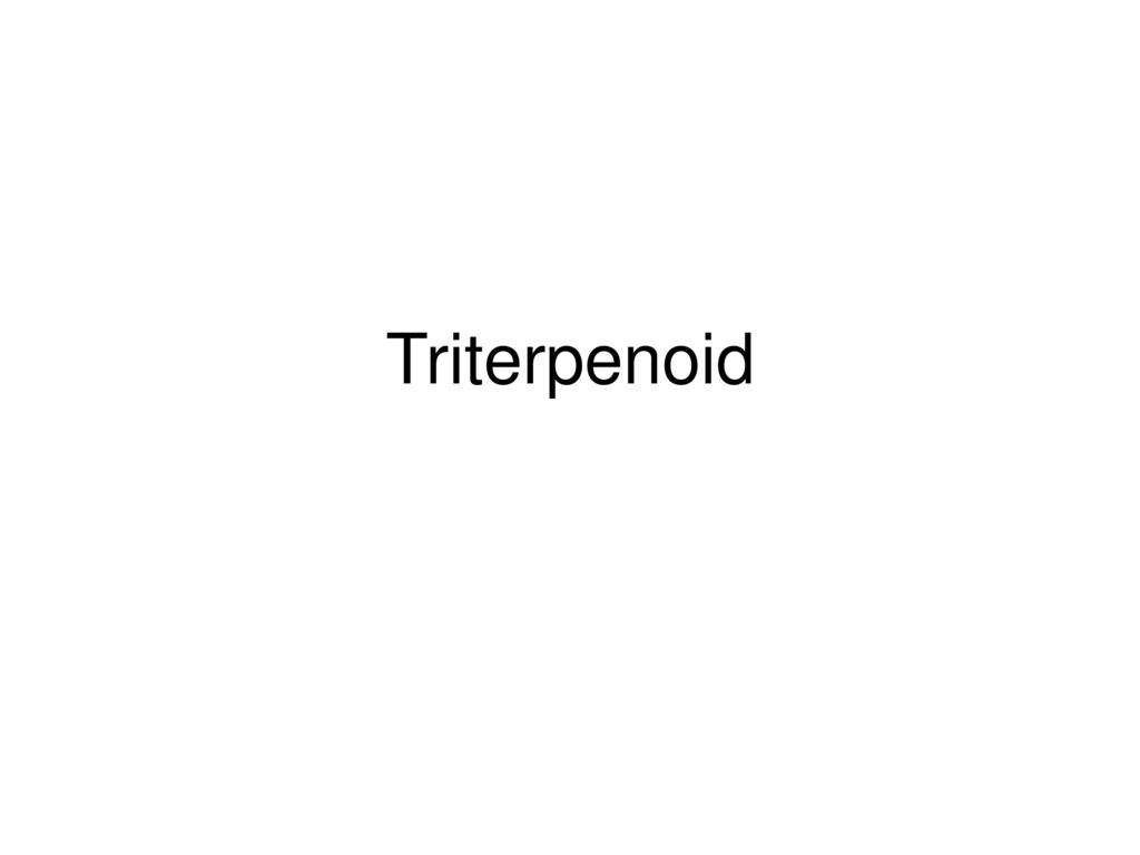 triterpenoid structure