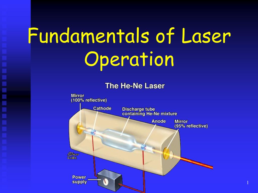 Fundamentals of Laser Operation - ppt download