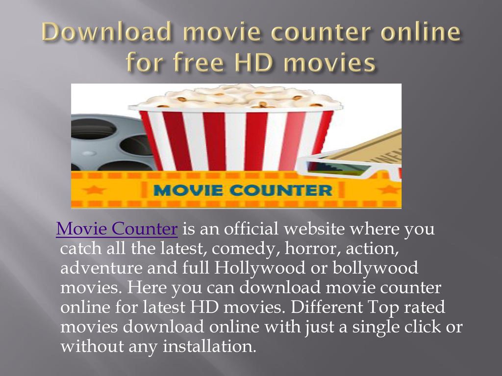 Download movie counter online for free HD movies - ppt download