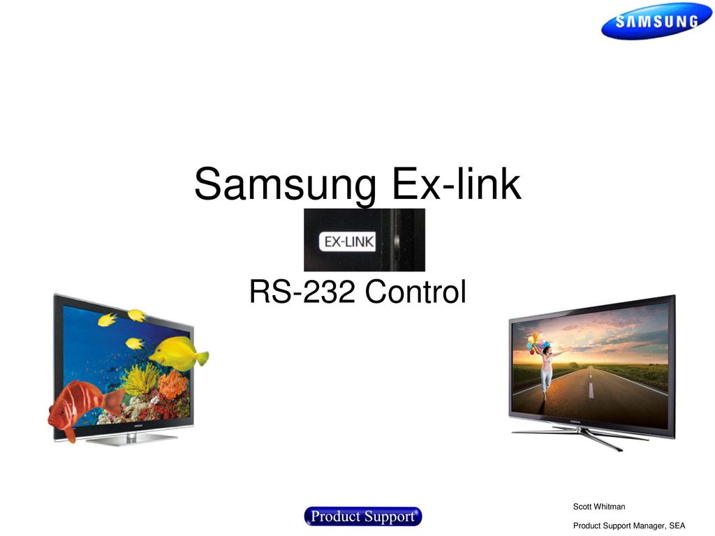 Samsung Ex-link RS-232 Control - ppt download