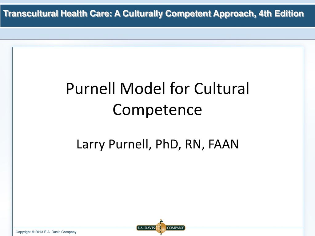 what is purnell model for cultural competence