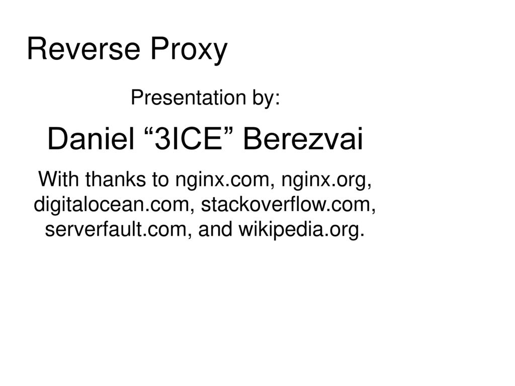 Reverse proxy - Wikipedia