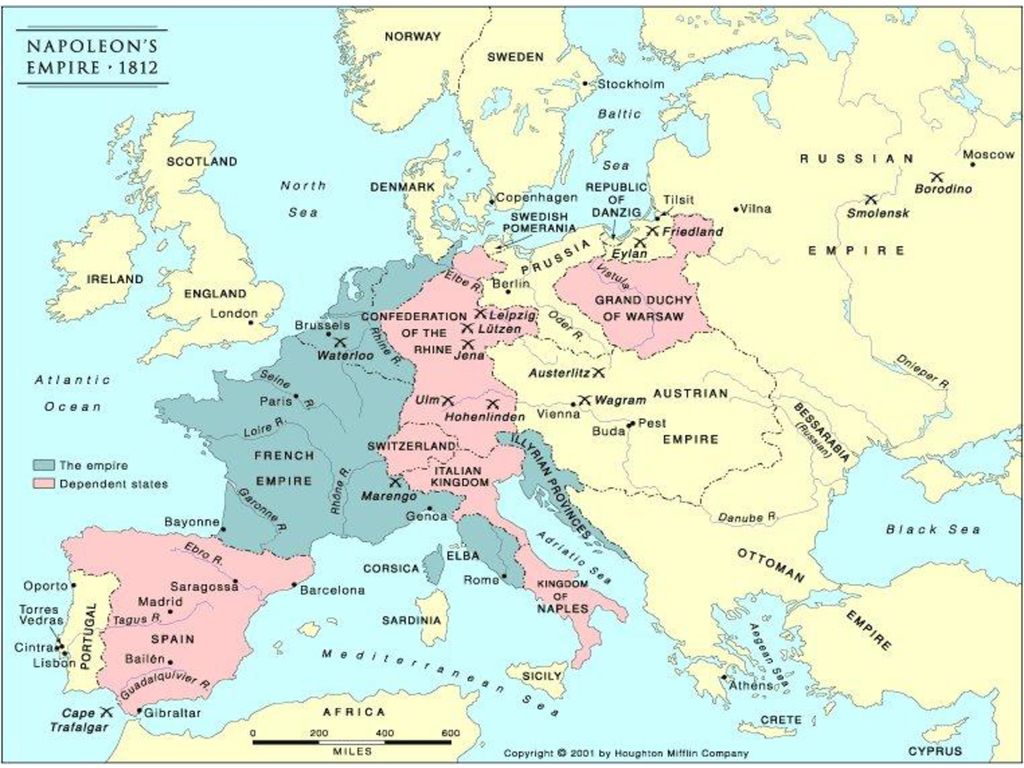 Наполеоновская империя. Империя Наполеона Бонапарта карта. Французская Империя 1812. Франция Наполеона Бонапарта карта. Территория Франции 1812.