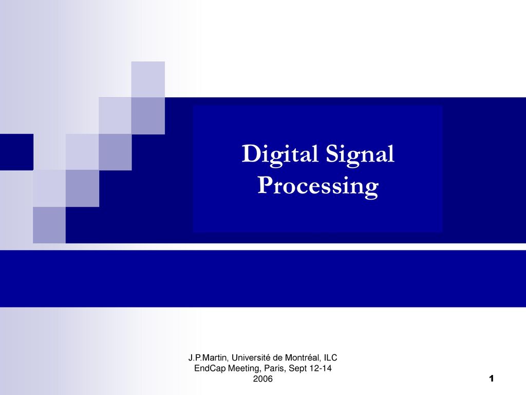 Digital Signal Processing - ppt download