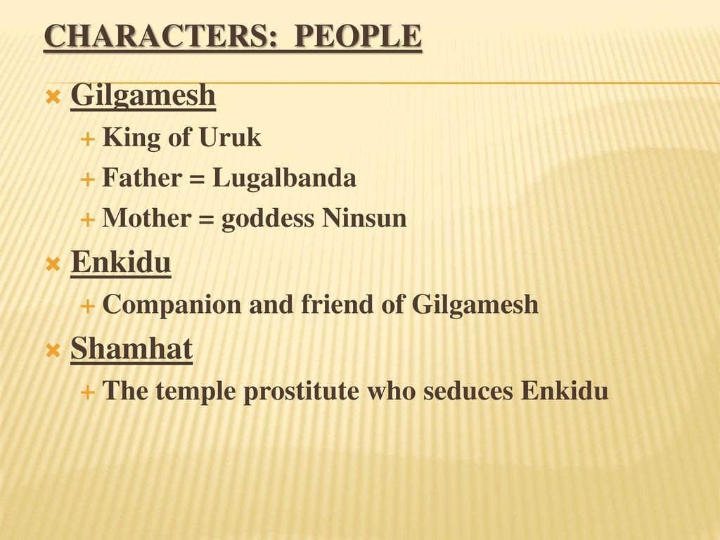 gilgamesh character traits