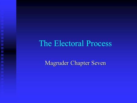 Magruder Chapter Seven