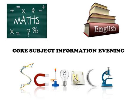 CORE SUBJECT INFORMATION EVENING. What are the qualification details? Two AQA Level 2 Certificates (IGCSEs): English Language English Literature.