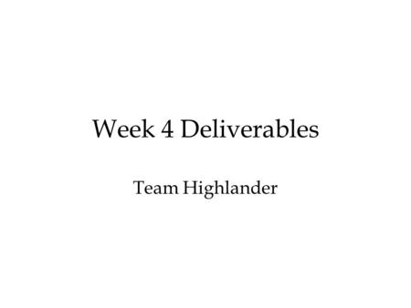 Week 4 Deliverables Team Highlander. Patent 1-Motorized Walker Pat No. 5168947 Date 12/08/1992 A motorized walker includes a base upon which a person.