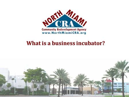 What is a business incubator?. It is a business that provides advice, equipment, temporary premises, or other facilities to those starting up a business.
