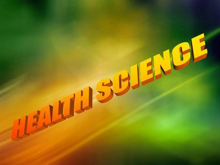 Why Health Science? Healthcare is currently one of the largest and fastest growing career fields. Healthcare is also one of the career fields that currently.