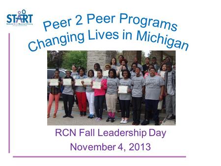RCN Fall Leadership Day November 4, 2013. Demographics Population decline Poverty High Unemployment rate Crime index 86% higher than Mi. avg. Schools.