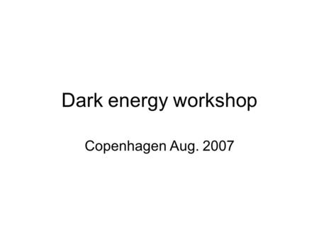 Dark energy workshop Copenhagen Aug. 2007. Why the SNLS ? Questions to be addressed: -Can the intrinsic scatter in the Hubble diagram be further reduced?
