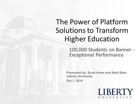 The Power of Platform Solutions to Transform Higher Education