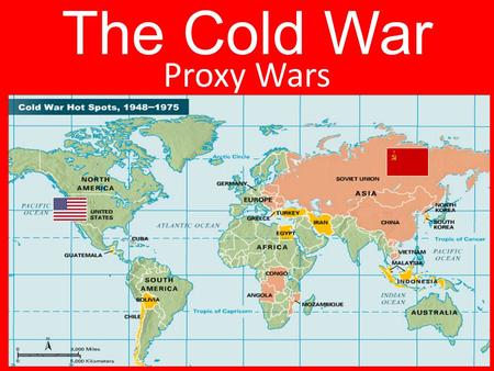 The Cold War Proxy Wars.