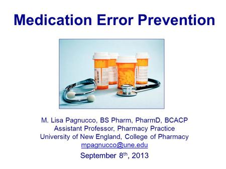 Medication Error Prevention