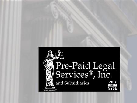 Pre-Paid Legal Services®, Inc.
