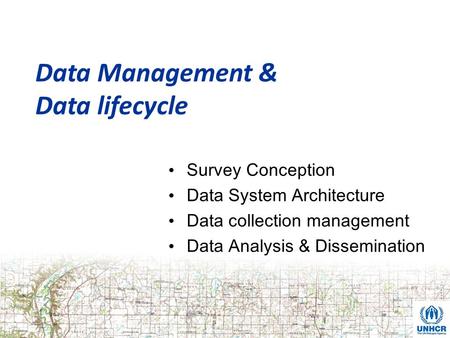 Data lifecycle Data Management & Survey Conception