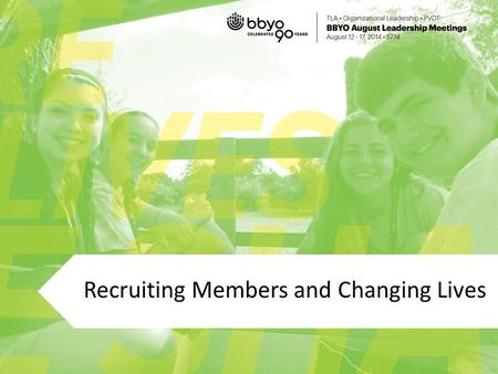 Recruiting Members and Changing Lives. Our focus is It went as planned Many of whom Jewish life Consists of Exists Approximately Local communities Supporters.