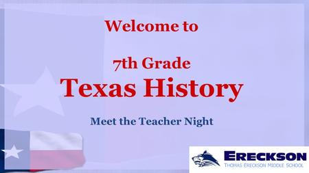 Texas History Course Overview