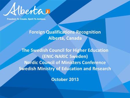 Foreign Qualifications Recognition Alberta, Canada