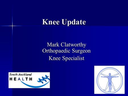 Mark Clatworthy Orthopaedic Surgeon Knee Specialist