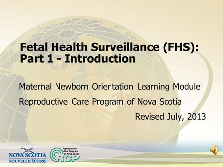 Fetal Health Surveillance (FHS): Part 1 - Introduction