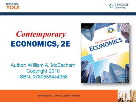 Contemporary ECONOMICS, 2E