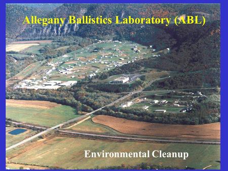 Allegany Ballistics Laboratory (ABL)