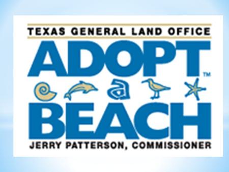 Who: EVERYONE! What: Adopt-A-Beach Spring Cleanup When: SATURDAY, APRIL 20,2013 Where: GATHER FOR CHECK IN AT THE TEXAS STATE MARINE EDUCATION CENTER.