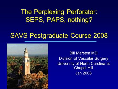 The Perplexing Perforator: SEPS, PAPS, nothing