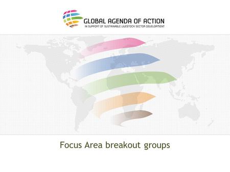Focus Area breakout groups. Task Plenary presentations also address the following elements: o Clarify the evolution of your Focus Area Programme and how.