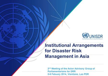 Institutional Arrangements for Disaster Risk Management in Asia