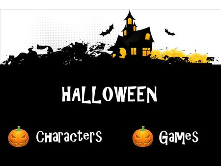 HALLOWEEN Characters Games. Let’slearn.Let’slearn.