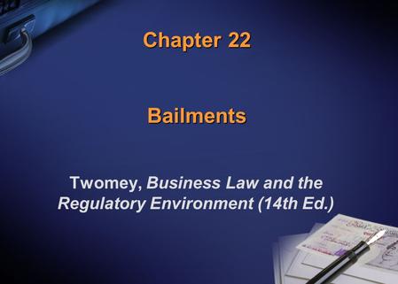 Twomey, Business Law and the Regulatory Environment (14th Ed.)