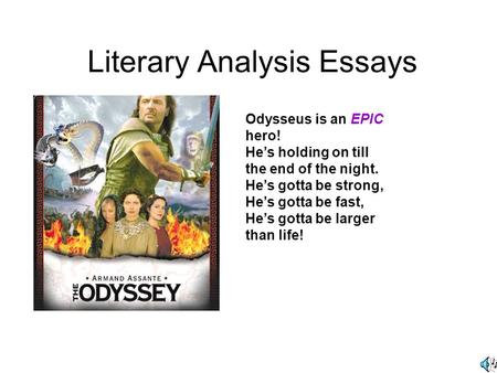 Literary Analysis Essays