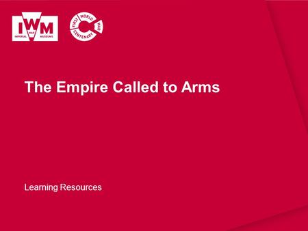 The Empire Called to Arms Learning Resources. The images in this resource can be freely used for non-commercial use in your classroom subject to the terms.