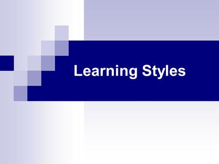 Learning Styles. 2 Learning style a consistent pattern of behaviour within a range of individual variability (Cornet, 1983); a student's consistent way.