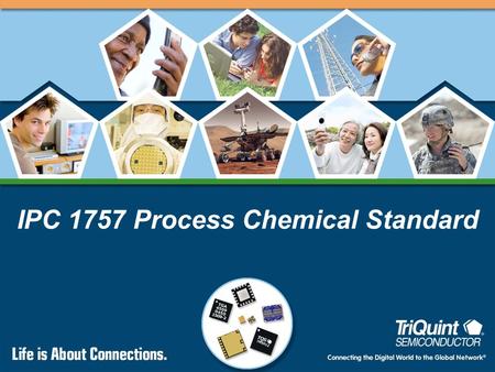 IPC 1757 Process Chemical Standard