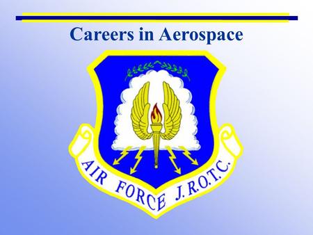 Careers in Aerospace. Chapter 1, Lesson 3 Lesson Overview Aerospace as a career option Major agencies in the aerospace sector Education required for aerospace.