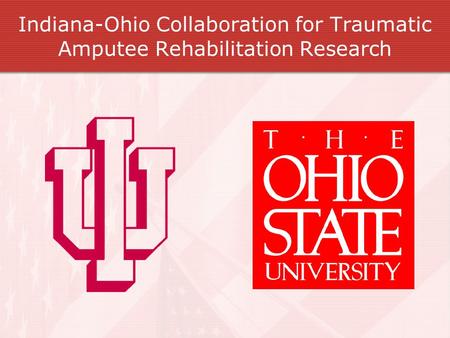 Indiana-Ohio Collaboration for Traumatic Amputee Rehabilitation Research.