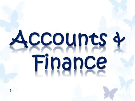 1. Final Accounts Pages 267 - 271 2 Topic 3.4 (HL)