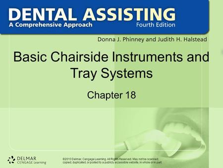 Basic Chairside Instruments and Tray Systems