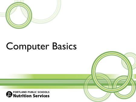 Computer Basics. Agenda Windows 7 Printing Microsoft Outlook Microsoft Excel Staff Resources.