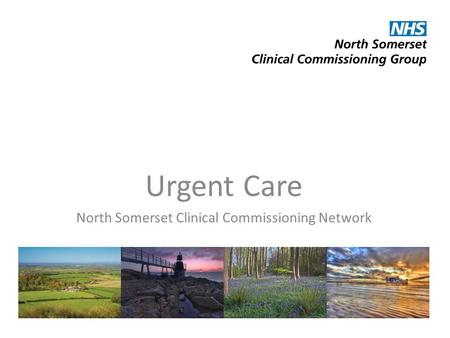 Urgent Care North Somerset Clinical Commissioning Network.