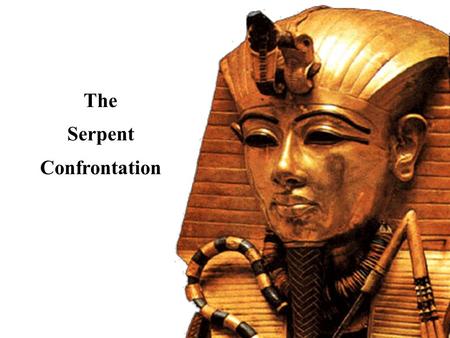The Serpent Confrontation. NIV Exodus 4:1-4 Moses answered, What if they do not believe me or listen a to me and say, 'The LORD did not appear to you'?