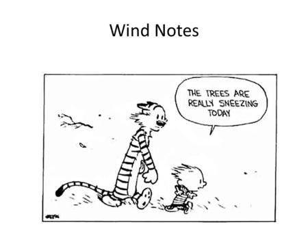 Wind Notes.